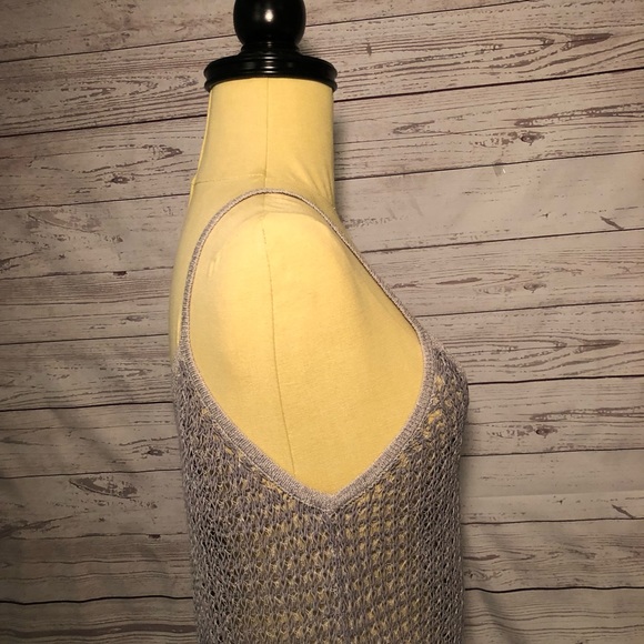 Rag & Bone Gray Loose Knit Tank 2 - Picture 6 of 8